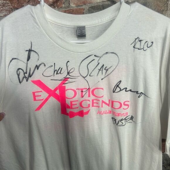 5 for $25🔥Exotic Legends Male Revenue Signed T-Shirt XL - Picture 3 of 6